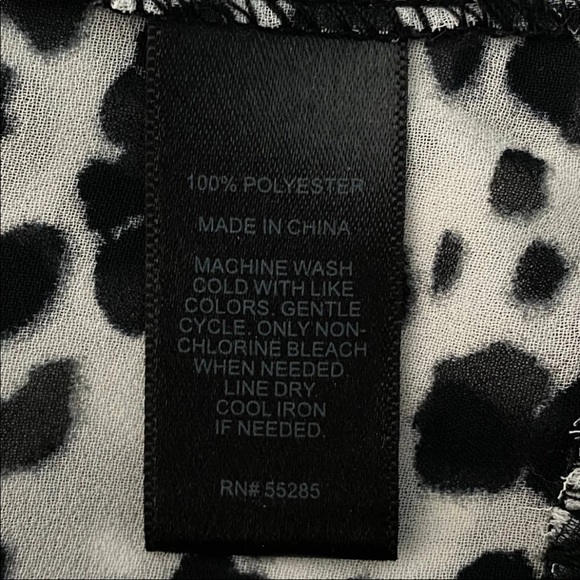 Express Leopard Print Ruffle Tank Top - Picture 8 of 8